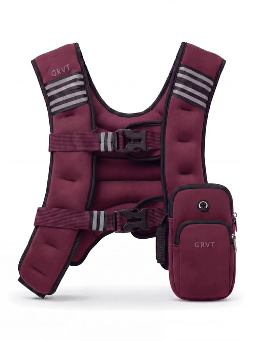 GRVT Weighted Vest (Burgundy Pink)